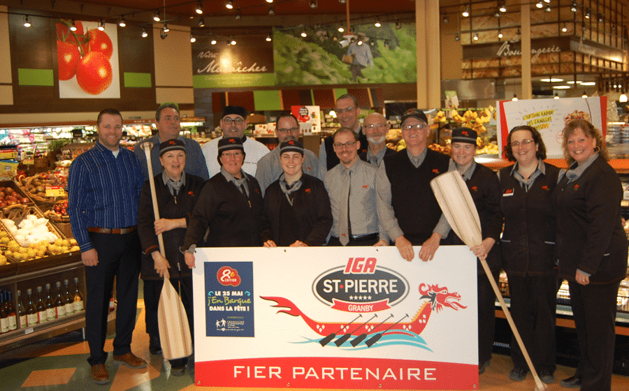 IGA-St-Pierre, présentateur du Défi EnBarque de la Fondation du Centre hospitalier de Granby